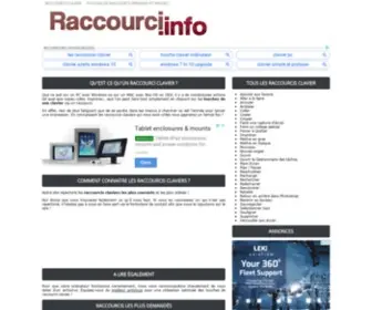 Raccourci.info(Raccourci Clavier) Screenshot