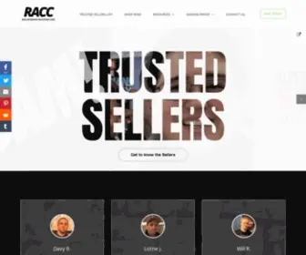 Racctrusted.com(Real autograph collectors club (racc)) Screenshot
