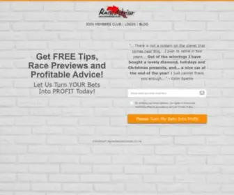 Raceadvisor.co.uk(Race Advisor Members) Screenshot