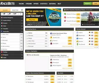 Racebets.com Screenshot