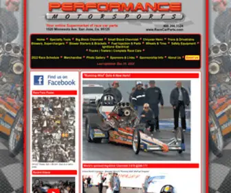 Racecarparts.com(Performance Motorsports) Screenshot