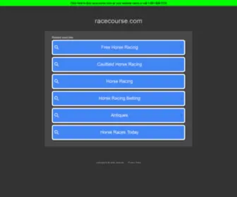 Racecourse.com(Racecourse) Screenshot