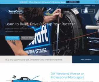 Racecrafthq.com(Learn How to Build) Screenshot