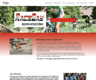 Racedayeventsoftware.com(Race Day Event Software) Screenshot