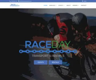 Racedaytransport.com(Raceday Transport) Screenshot