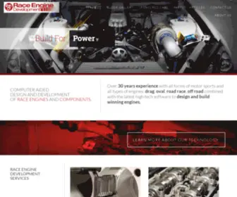 Raceenginedevelopment.com(R.E.D) Screenshot