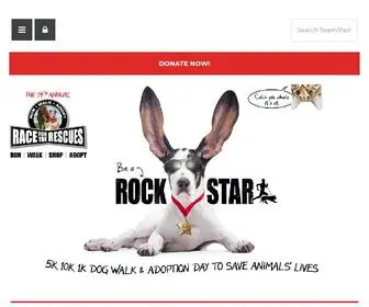 Racefortherescues.org(Race For The Rescues) Screenshot