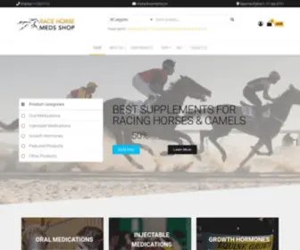 Racehorsemedshop.com(RACE HORSE MEDS SHOP) Screenshot