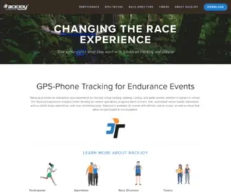 Racejoy.com(Changing the Race Experience) Screenshot