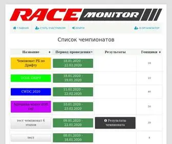 Racemonitor.ru(Чемпионат) Screenshot