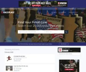 Raceplace.com(RUN) Screenshot