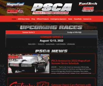 Racepsca.com(Race PSCA) Screenshot