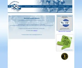 Raceresults.co.za(Road Running Results and Flyers) Screenshot