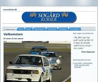 Racerskoler.dk(Velkommen) Screenshot