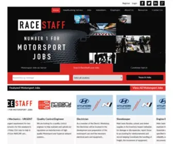Racestaff.com(Motorsport Recruitment & Autosport Jobs) Screenshot