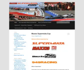 Racesupermiata.com(Maxxis Supermiata Cup) Screenshot