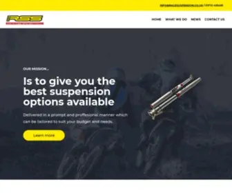 Racesuspension.co.uk(Race Suspension) Screenshot