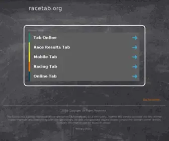 Racetab.org(MTORC1 inhibitor) Screenshot