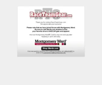 RaceteamGear.com(Officially Licensed NASCAR Apparel) Screenshot