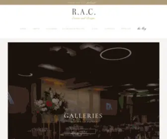 Raceventdesign.com(R.A.C. Events and Design) Screenshot