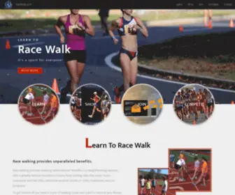 Racewalk.com(Learn to race walk with) Screenshot