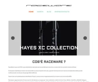 Raceware.com(Importatore di biciclette e accessori) Screenshot