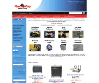 Racewayparts.com(Conversion Radiators) Screenshot