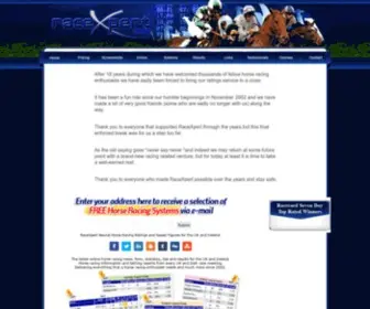 Racexpert.com Screenshot