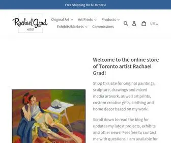 Rachaelgrad.com(Rachael Grad Art & Gifts) Screenshot