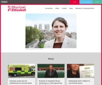 Rachaelmaskell.com(Rachael Maskell MP) Screenshot