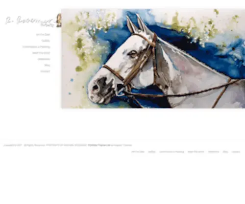 Rachaelrossman.com(Watercolor Portraits and Pet Portraits by Salem) Screenshot