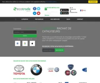 Rachatcatalyseurs.fr(Ecotrade) Screenshot