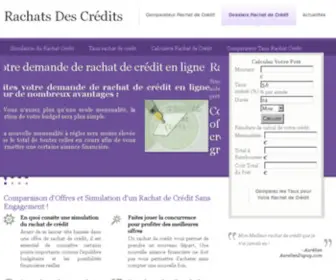 Rachatsdescredits.com(Rachat de crédit avec Simulation gratuite) Screenshot