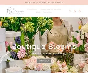 Rachelaclingenboutiqueblooms.com(Rachel A) Screenshot