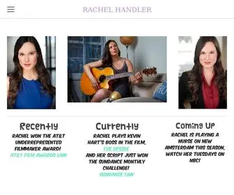 Rachelahandler.com(RACHEL HANDLER) Screenshot