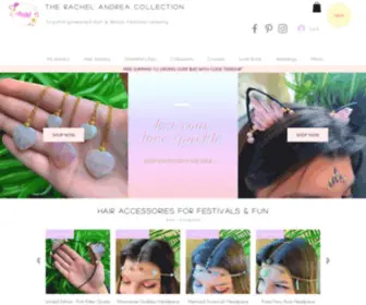 Rachelandreacollection.com(Festival & Hair Jewelry) Screenshot