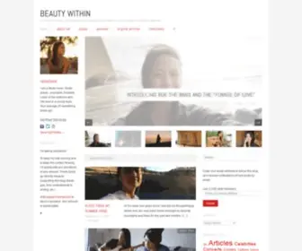 Rachelannc.com(Beauty within) Screenshot