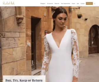 Rachelash.co.uk(Rachel Ash Wedding Dress Boutique Warwickshire) Screenshot