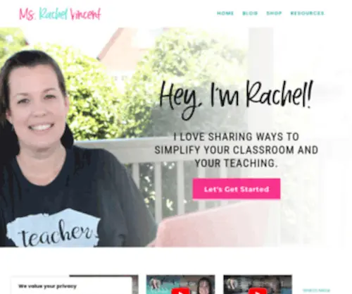 Rachelatalldrinkofwater.com(Rachelatalldrinkofwater) Screenshot