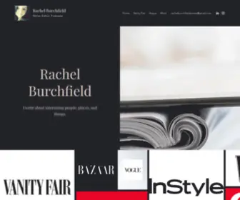 Rachelburchfield.com(Rachel Burchfield) Screenshot