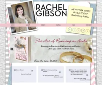 Rachelgibson.com(Rachel Gibson) Screenshot