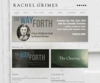 Rachelgrimespiano.com(Rachel Grimes) Screenshot