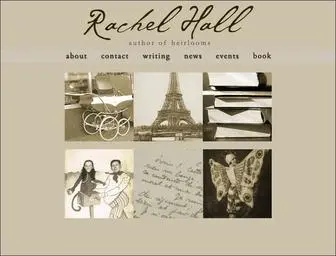 Rachelhall.org(Rachel Hall) Screenshot