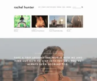 Rachelhunter.com(Rachel Hunter) Screenshot