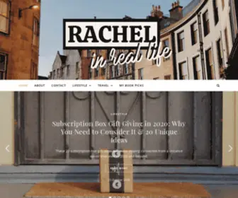 Rachelirl.com(Rachel IRL) Screenshot