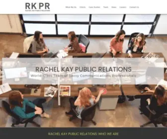 Rachelkaypr.com(Rachel Kay Public Relations) Screenshot