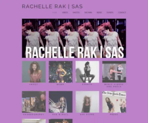 Rachellerak.com(Rachelle Rak) Screenshot