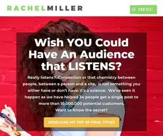 Rachelmiller.com(Rachelmiller) Screenshot