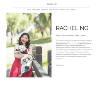 Rachelng.net(Rachel Ng) Screenshot