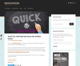 Rachievee.com(WordPress tutorials) Screenshot